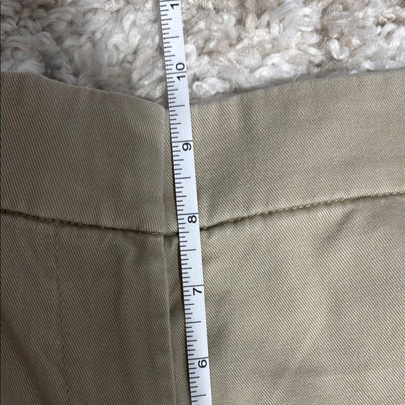 J.Crew Womens Khaki Tan Cotton Chino Shorts Style H5170 Size 8 EUC - Picture 9 of 9